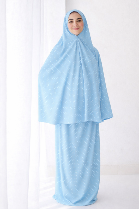 Baby Blue Prayer Set