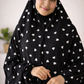 Black Hearts Flowy Khimar