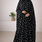 Black Hearts Flowy Khimar