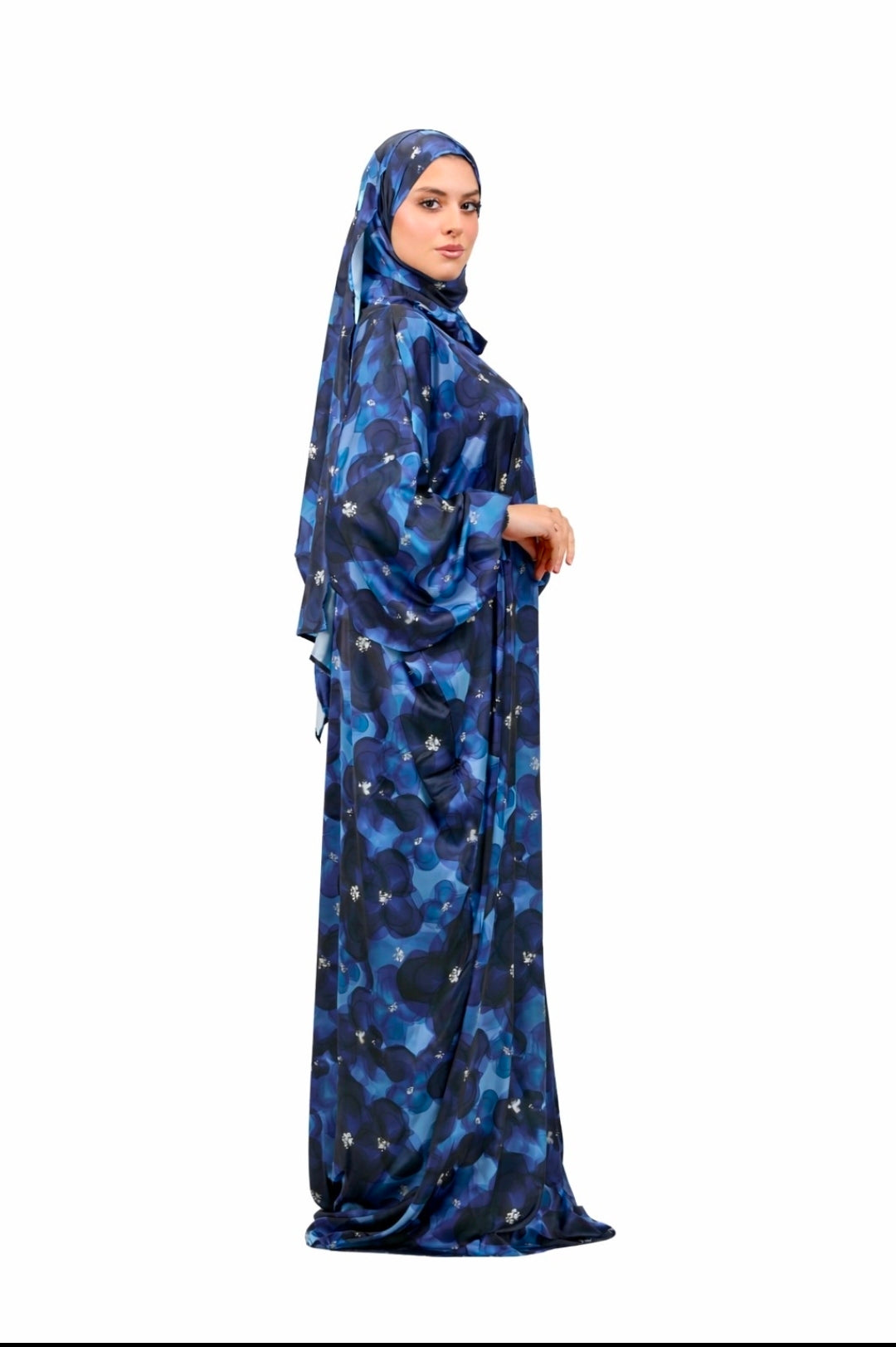 Ocean Blue Satin Isdal