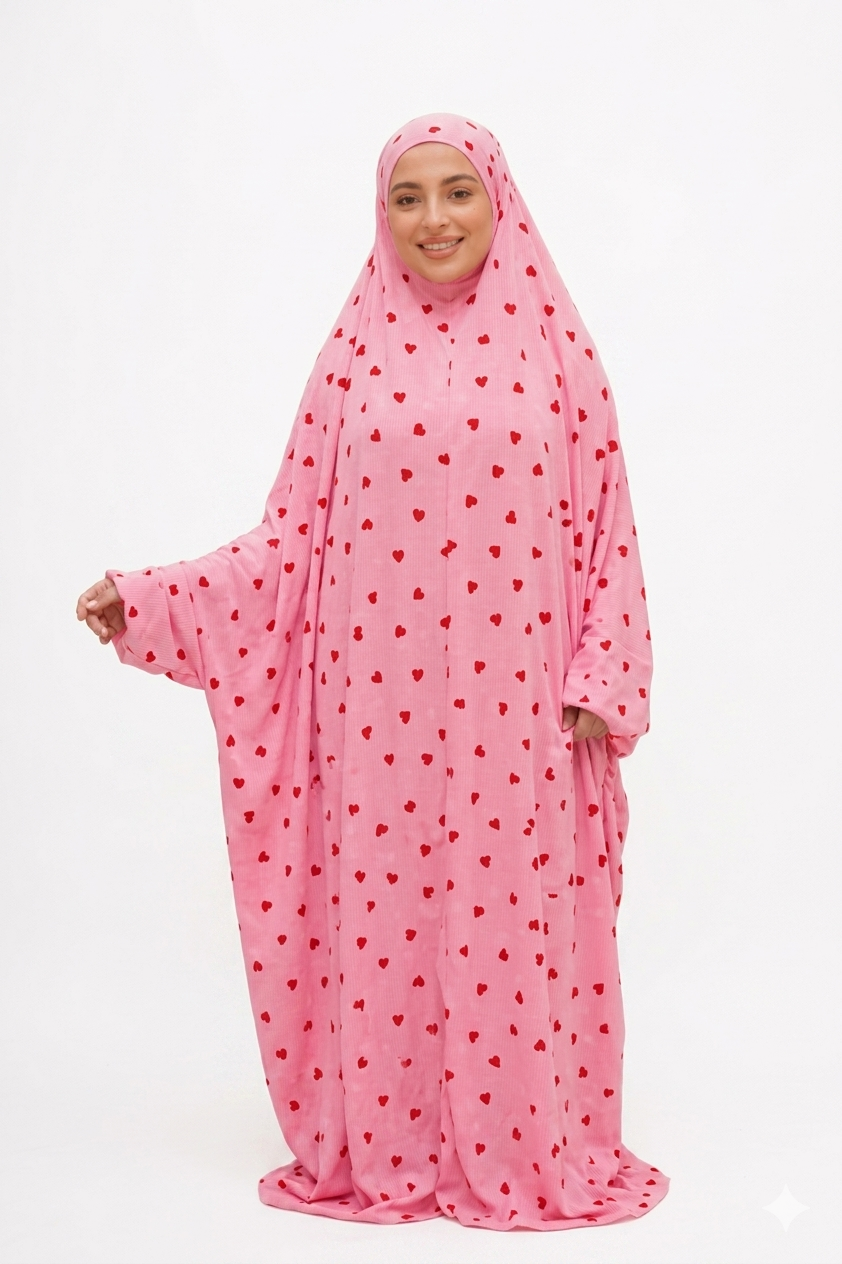 Pink Hearts Flowy Isdal