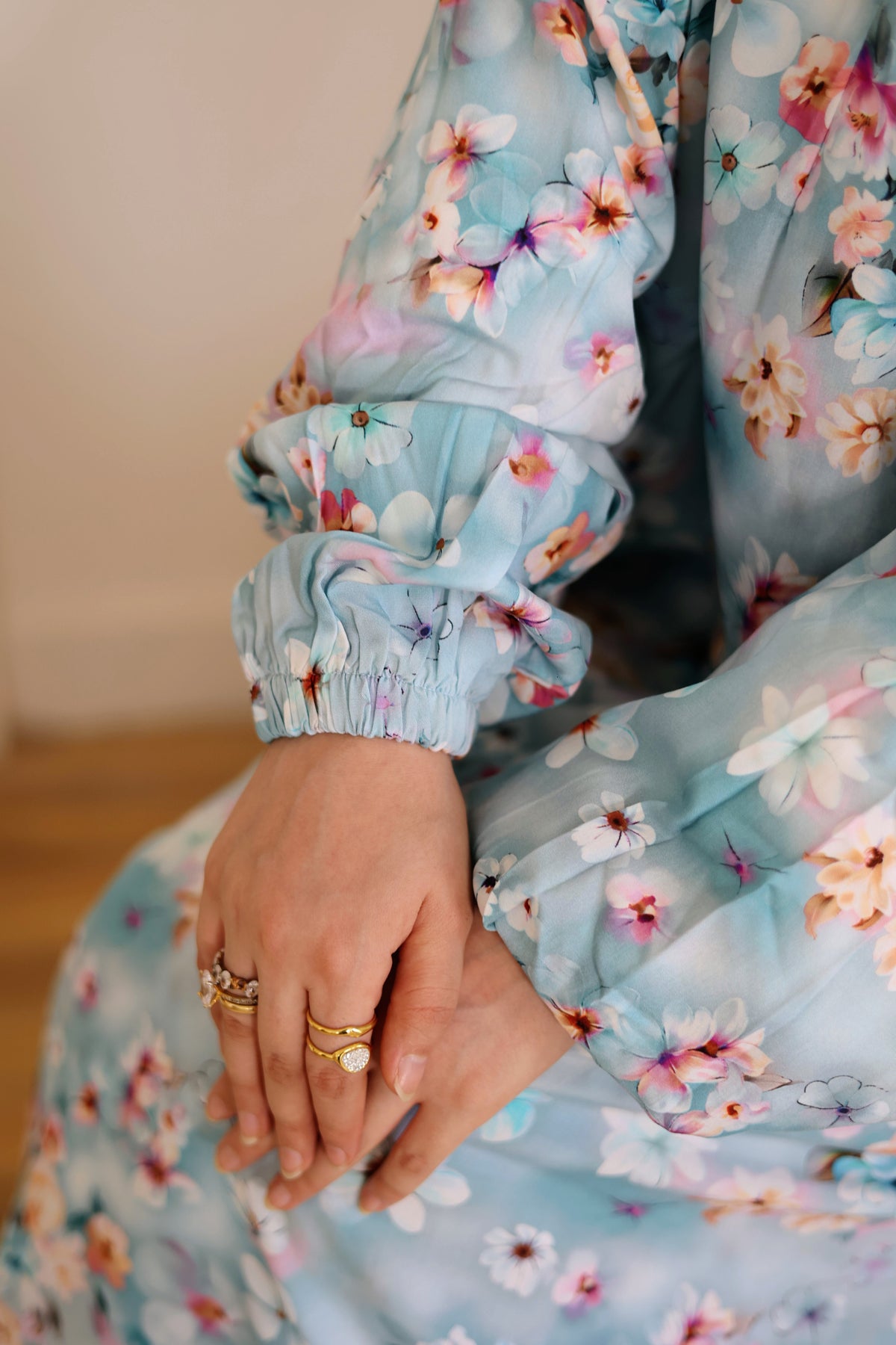 Powder Blue Viscose Isdal