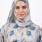 Blossom Blue Satin Isdal