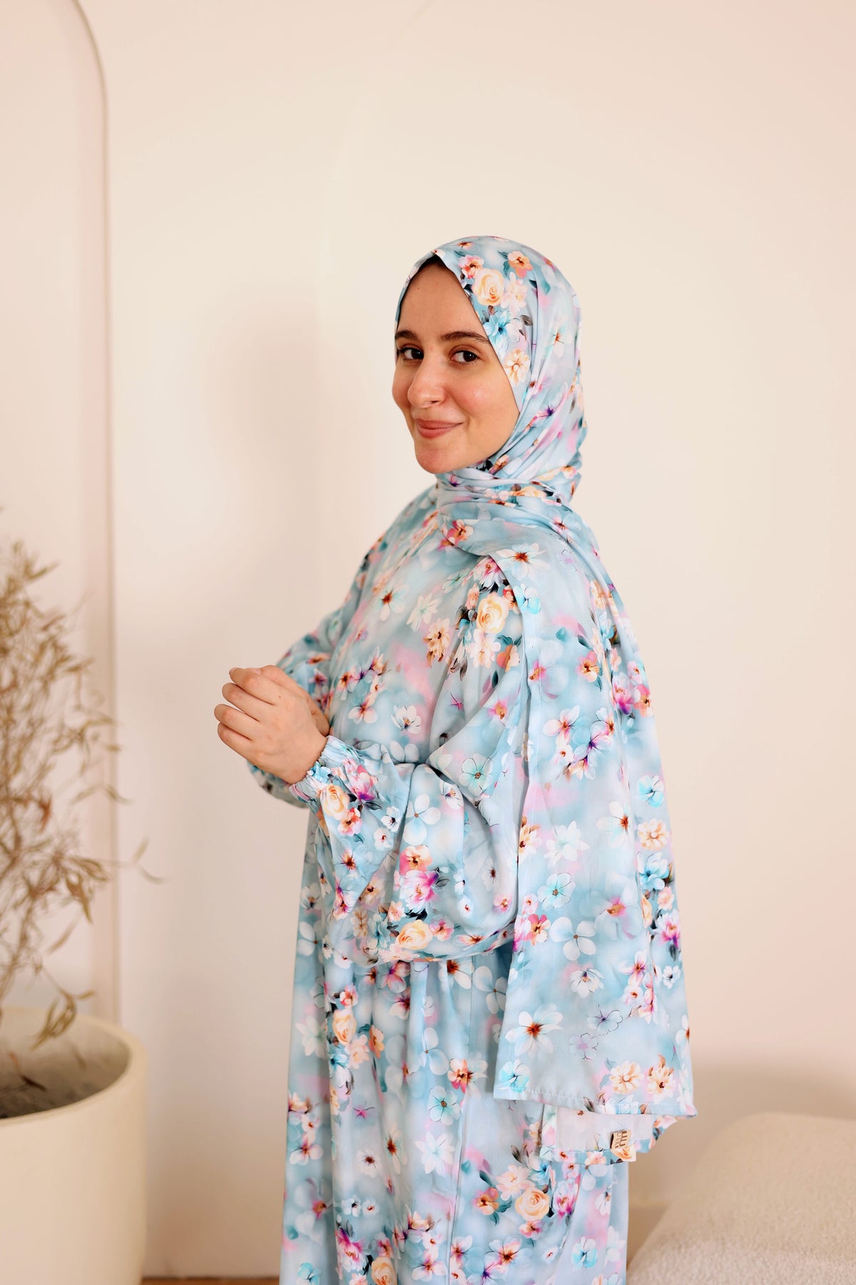 Powder Blue Viscose Isdal