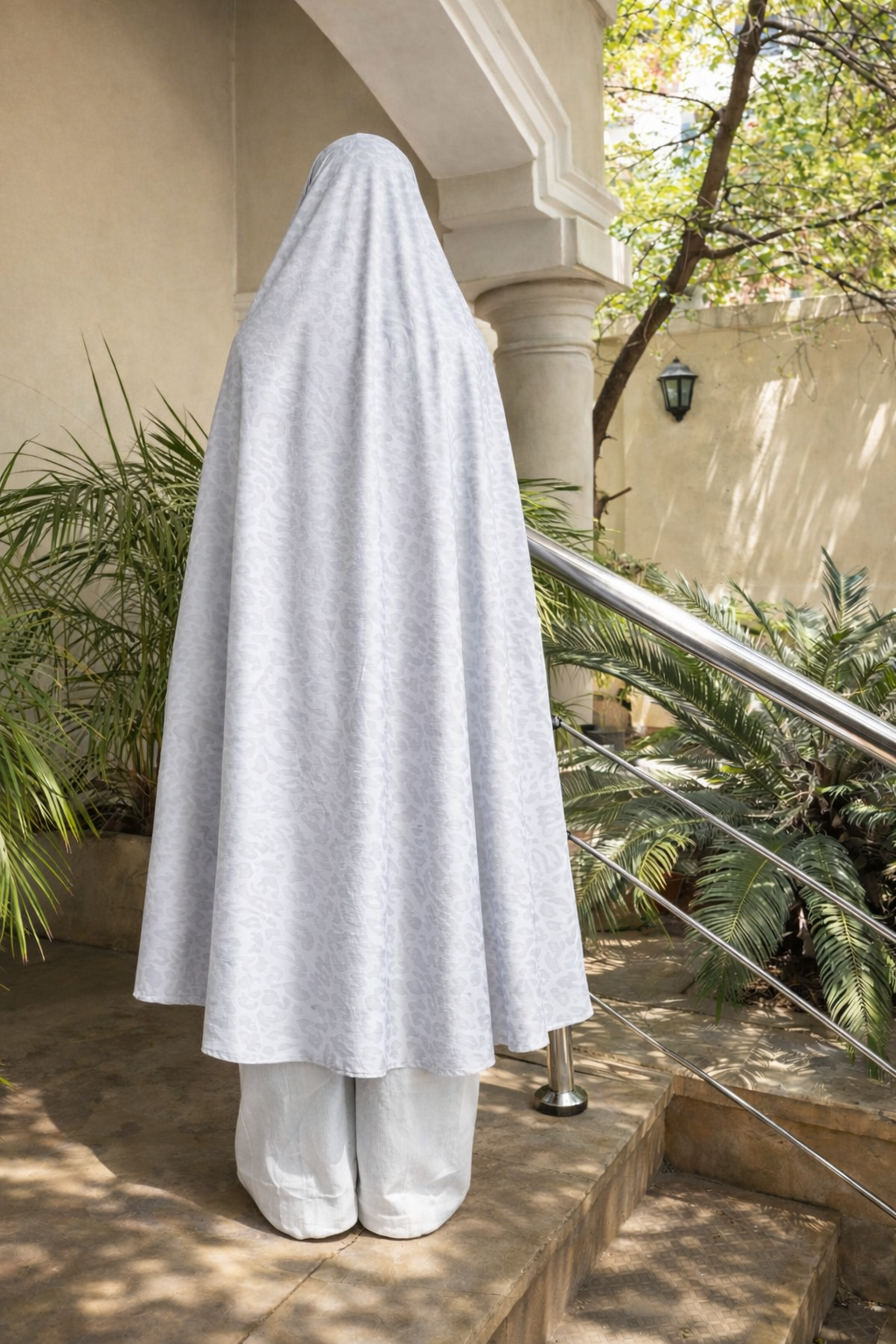 Light Grey Prayer Veil