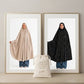 Black & Beige Veil Bundle + FREE Dust Bag