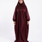 Burgundy Satin Isdal