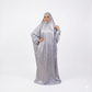 Silver Grey Satin Isdal
