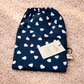 Navy Blue Hearts Flowy Khimar