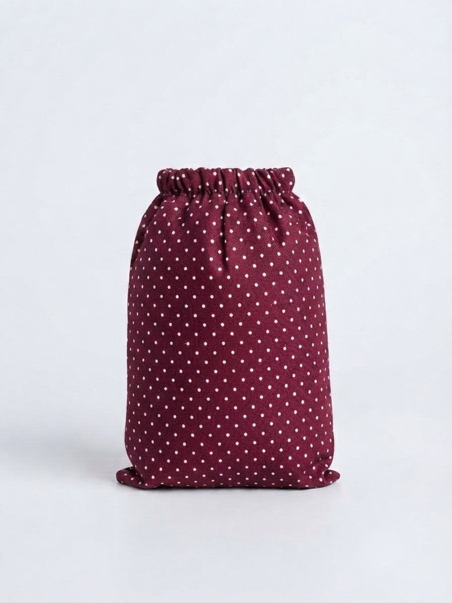 Long Burgundy Prayer Veil