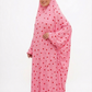 Pink Hearts Flowy Khimar