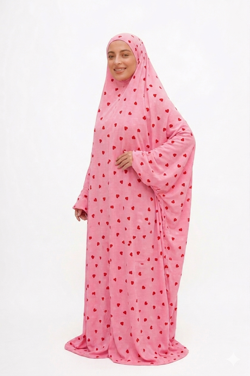 Pink Hearts Flowy Isdal