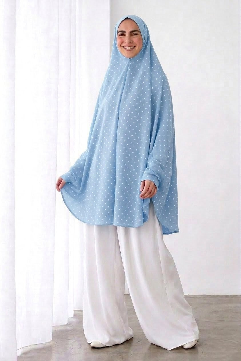 Baby Blue Prayer Veil