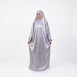 Silver Grey Satin Isdal