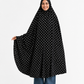 Long Black Polka Prayer Veil