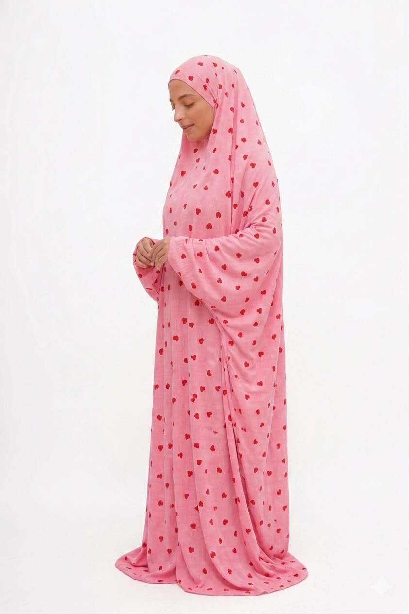 Pink Hearts Flowy Isdal